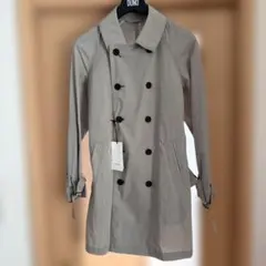 AOURE グレー ナイロン　トレンチコート L