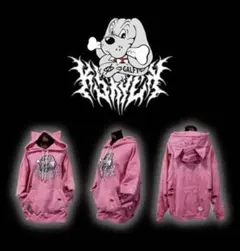 GALFY マーキュロ 「Re:キュロ02」パーカー　黒 ブラック GALFY マーキュロ 「Re:キュロ02」パーカー 黒 ブラック コラボ