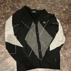 FRED PERRY 薄手メリノウール カーディガン Sのサムネイル