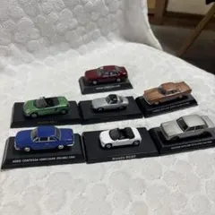 日本のクラシックカー ミニカー 7台セット