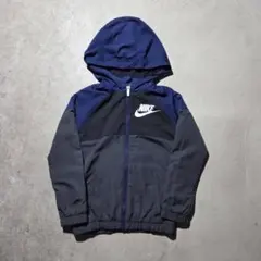 【KIDS】NIKE フルジップパーカー ブルー×グレー