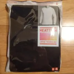 UNIQLO HEATTECH クルーネックT ブラック Lサイズ