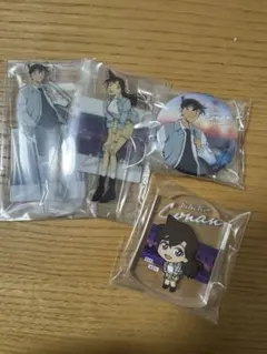 名探偵コナン セガラッキーくじ アクリルスタンド 工藤新一 毛利蘭 セット販売
