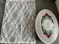 SABON オーバルティンボックス　レース袋付き