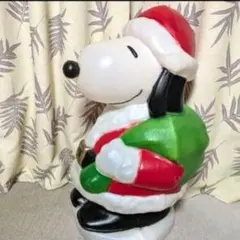 超レア！！ 特大 SNOOPY スヌーピー サンタ イルミネーション 80cmのサムネイル