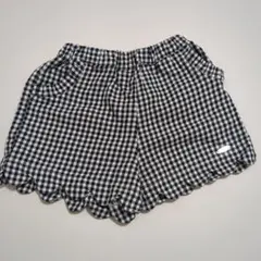 プティマイン　チェック　ハーフパンツ　90