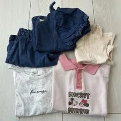【美品】子供服 まとめ売り 100cm 110cm セットアップ 半袖 Tシャツ