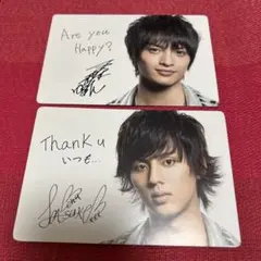 Kis-My-Ft2 玉森裕太 藤ヶ谷太輔　カード