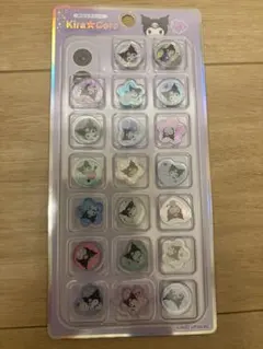 おはじきシール　kira★coro クロミちゃん