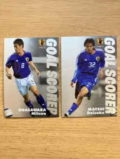 2006年　カルビー日本代表　通販限定インサート　２枚