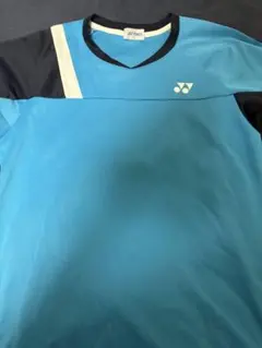 バドミントン ヨネックス シャツ ユニM ブルー系 背面 ふたば未来学園