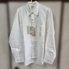 無印良品　白 長袖シャツ Lサイズ 綿100%