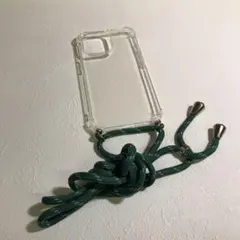 iPhone13pro ショルダーストラップクリアケース