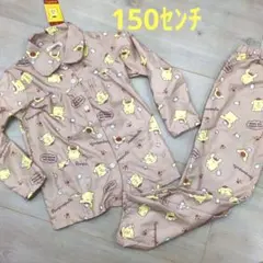 新品　ポムポムプリン パジャマ ルームウェア　 上下セット 150　前開きのサムネイル