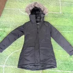 adidas フード付きダウンジャケット Sサイズ ブラック