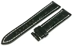 未使用 ブライトリング 純正クロコダイル 19mm ベルト ブラックのサムネイル