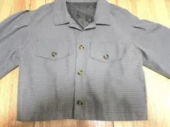〖美品〗Babグレー チェック柄 ジャケット