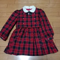 ユニコーン チェック柄 ワンピース 120A