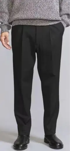 【まあ様専用】シャドウ TR 1プリーツ テーパード パンツ ストレッチ