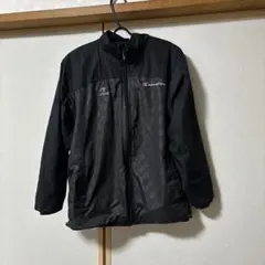 Champion ブラックナイロンジャケット　ウィンドブレーカー　サッカー150