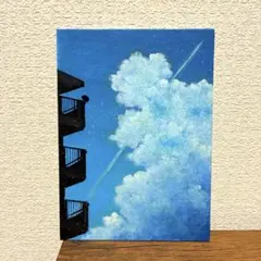 『誰かのシャツ』/キャンバスアート　アクリル画　絵画　インテリア