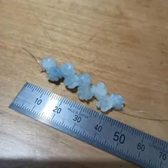 アクアマリン　ローズ　薔薇　9粒