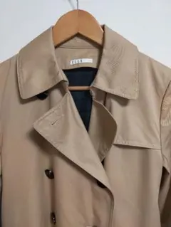 美品 ELLE ベージュ トレンチコート ウエストベルト付き サイズ38のサムネイル