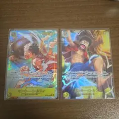 ワンピースカードOP-16 マルコ とポートガス・D・エースパラレル