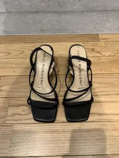 ファビオルスコーニ　ヒールサンダル　レザー　36