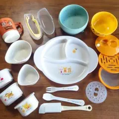 離乳食食器セット まとめ売り ディズニー プーさん ミッキーなど