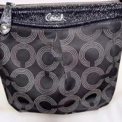 未使用に近い　Coach ショルダーバッグ 円形パターン