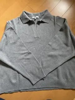 スムースコットンリラックスポロセーター　3XL