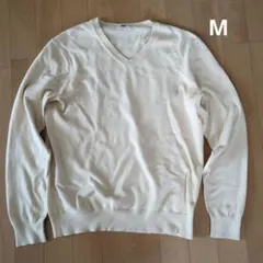UNIQLO　コットンナイロン　Vネックセーター