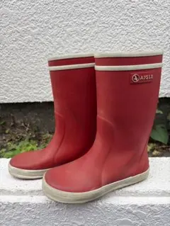 AIGLE レインブーツ レッド 30サイズのサムネイル