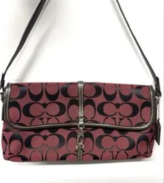 希少 COACH コーチ ワンショルダー アクセサリーポーチ ピンク y2k