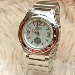 ★稼働品★ CASIO カシオ wave ceptor 電波ソーラー 2針