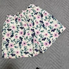 UNIQLO 花柄 ハーフパンツ 130cm