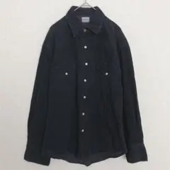 プライマリーブルー|メンズ コーデュロイシャツ【フリー】濃紺 メンズライク 無地