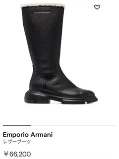 正規品EMPORIO ARMANI レザーブーツのサムネイル