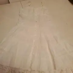 LIZ LISA ホワイト フリル キャミワンピース