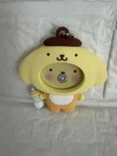 サンリオ　フォトバッジ付きマスコット　ベビーシリーズ　ポムポムプリン