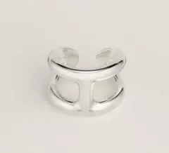 HERMES シルバー オスモズリング50 HERMES オスモズ リング PM/50 シルバー 925 | MixTHINKS