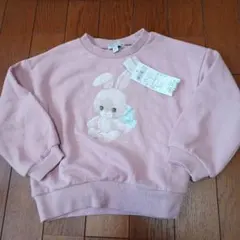 新品 エニィファム anyFAM うさぎ トレーナー 100