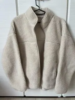 GU フリースジャケット アイボリー