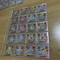 ポケモン 最強シール列伝 初期 裏黄色（エラー品）プリズム No157