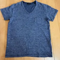 JOSEPH HOMME Vネック ポケットTシャツ ネイビーのサムネイル