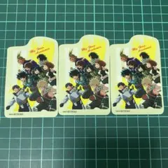 ヒロアカ　ジャンプショップ　限定　特典　ヒーロー　シール　3点セット