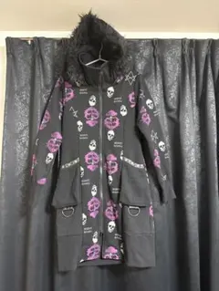 SEXPOT ReVeNGe ファー付き ロングパーカー スカル柄のサムネイル