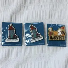 ムーミンバレーパーク アーケード HARVEST ピンバッジ 3個セット