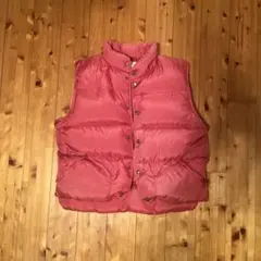 L.L.Bean レッド ダウンベスト